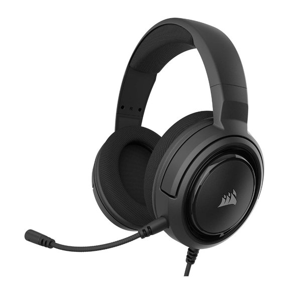 Black CORSAIR Gaming Headphones with Mic